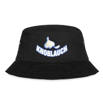 KNOBLAUCH - Bucket Hat - Schwarz - Vorne - Lela (165cm)