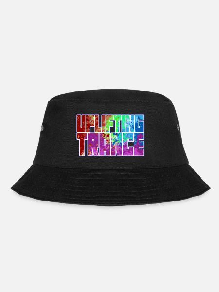 Erhebende Trance-| Erhebende Trance-Musik Splat - Bucket Hat - Schwarz