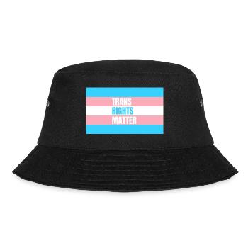 Trans Rights Matter - Bucket Hat - black - Front - Lela (165cm)