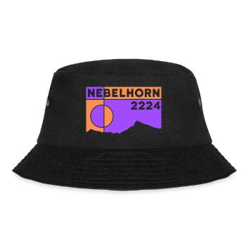 Nebelhorn Finisher Climbing Hiking Oberstdorf - Bucket Hat - black - Front - Lela (165cm)