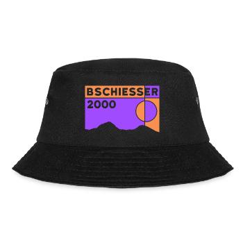 Bschießer Bschiesser Wandern Berg Kante Klettern - Bucket Hat - Schwarz - Vorne - Lela (165cm)