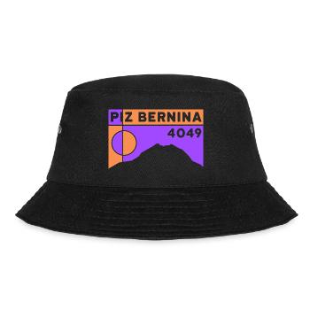 Piz Bernina Besteigung Hochtour Weisser Grat Tour - Bucket Hat - Schwarz - Vorne - Lela (165cm)