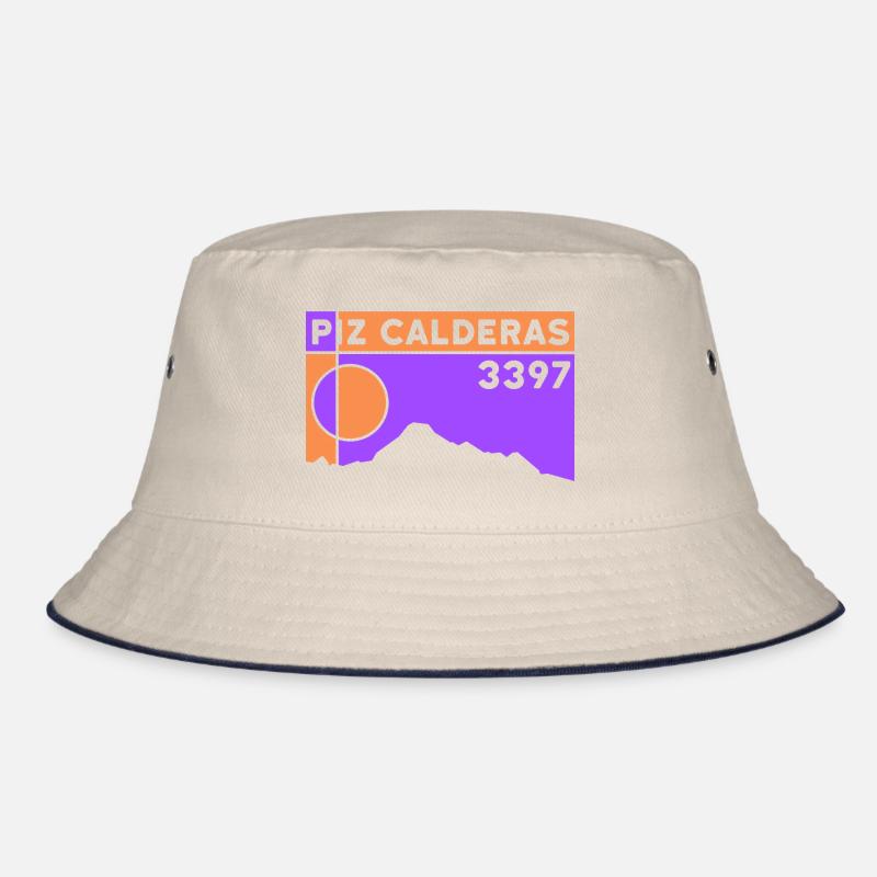 Piz Calderas Skitour Trail Wanderung Berg Trekking Bucket Hat