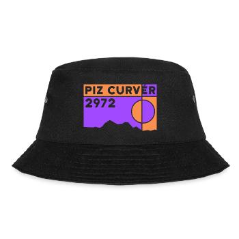 Piz Curvér Finisher Skitour Wandern Klettern - Bucket Hat - Schwarz - Vorne - Lela (165cm)