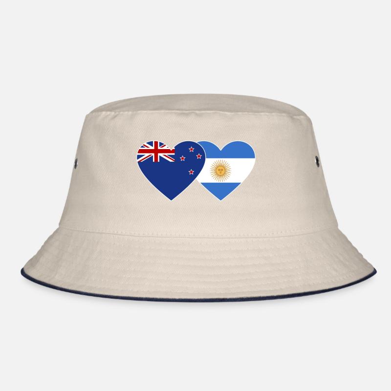 Coeur de drapeau de la Nouvelle-Zélande Argentine Bob