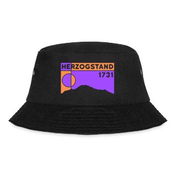 Herzogstand, Mountain, Hiking, Hike, Ridge Walk - Bucket Hat - black - Front - Lela (165cm)