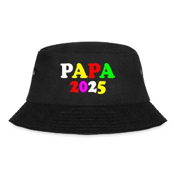 Papa 2025 - Bucket Hat - Schwarz - Vorne - Lela (165cm)