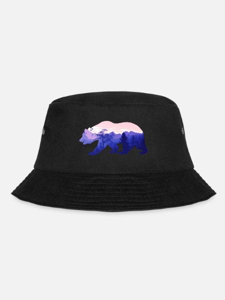 Ours grizzly forêt nature - Bob - noir
