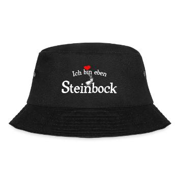 Ich bin Steinbock - Bucket Hat - Schwarz - Vorne - Lela (165cm)