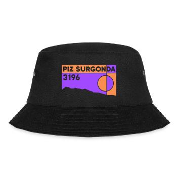 Piz Surgonda Souvenir Skitour Wanderung Gipfelbuch - Bucket Hat - Schwarz - Vorne - Lela (165cm)