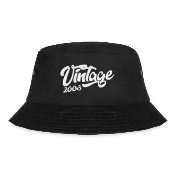 2003 vintage vintage retro birthday Geschen - Bucket Hat - black - Front - Lela (165cm)