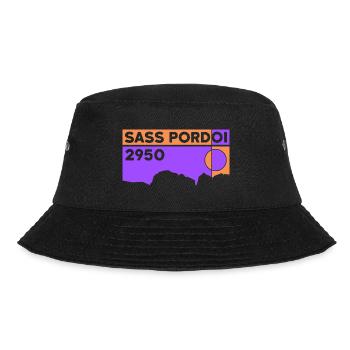 Sass Pordoi Pordoi Hiking Sella Dolomites - Bucket Hat - black - Front - Lela (165cm)