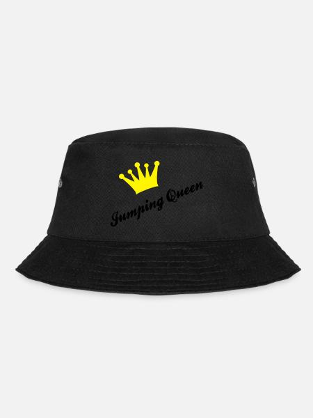 Springreiten - Bucket Hat - Schwarz