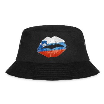 Kuss (Slowenien / Slovenia) - Bucket Hat - Schwarz - Vorne - Lela (165cm)