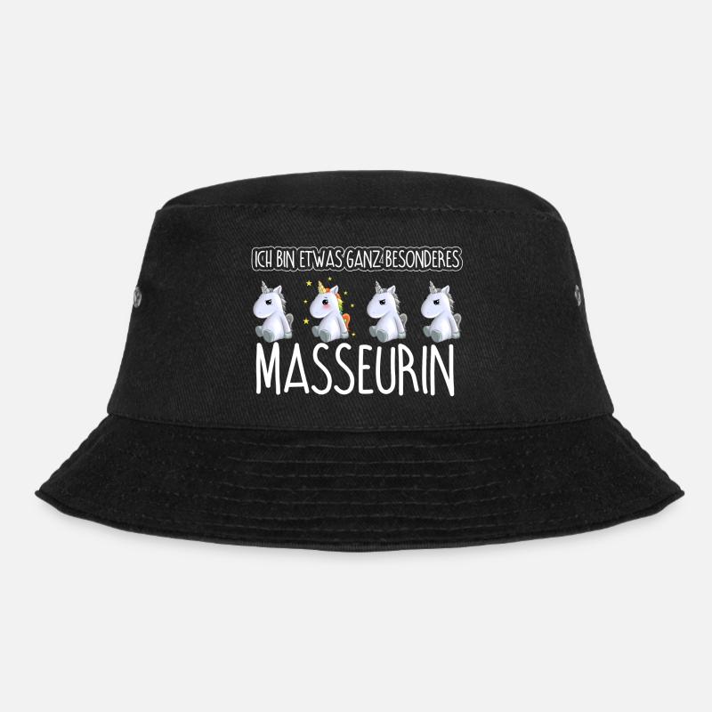 MASSEURIN - Toll - Bucket Hat - Schwarz