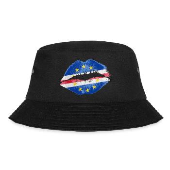Kiss (Cape Verde / Cabo Verde) - Bucket Hat - black - Front - Lela (165cm)
