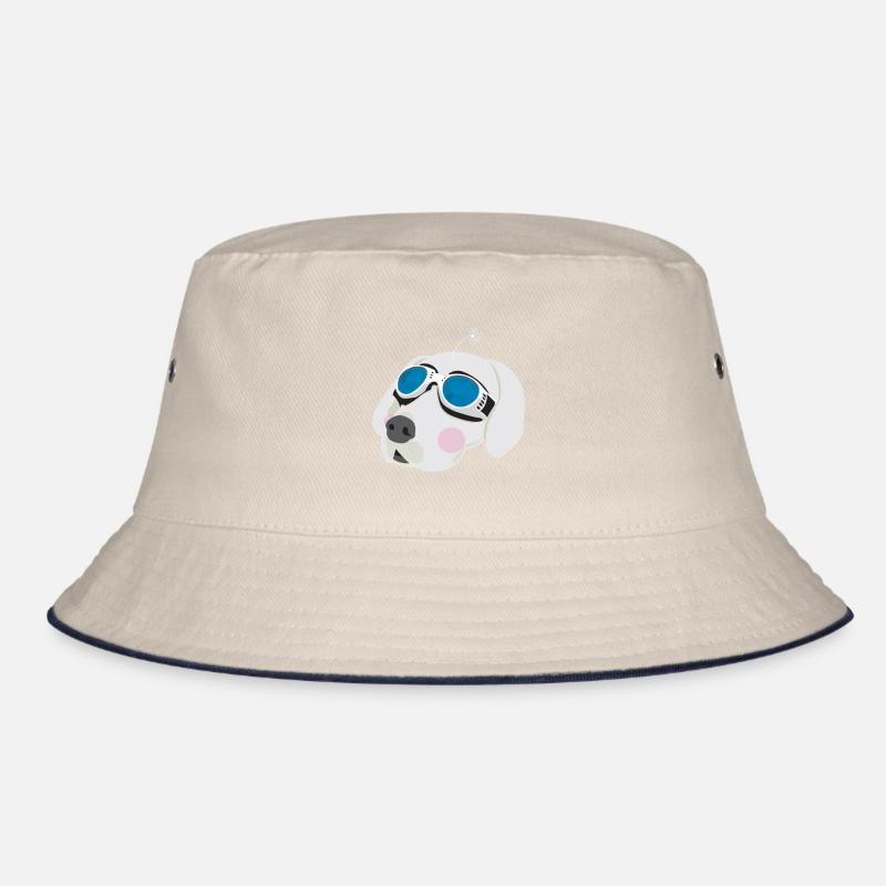 Cooler Hund mit Sonnenbrille Bucket Hat