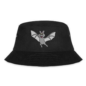 Bat, Vampire, Halloween, bat - Bucket Hat - black - Front - Lela (165cm)