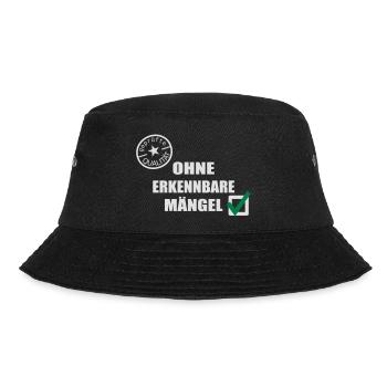 Oldies Gütesiegel geprüfte Qualität Geburtstag - Bucket Hat - Schwarz - Vorne - Lela (165cm)