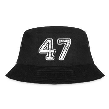 47 - Bucket Hat - Schwarz - Vorne - Lela (165cm)