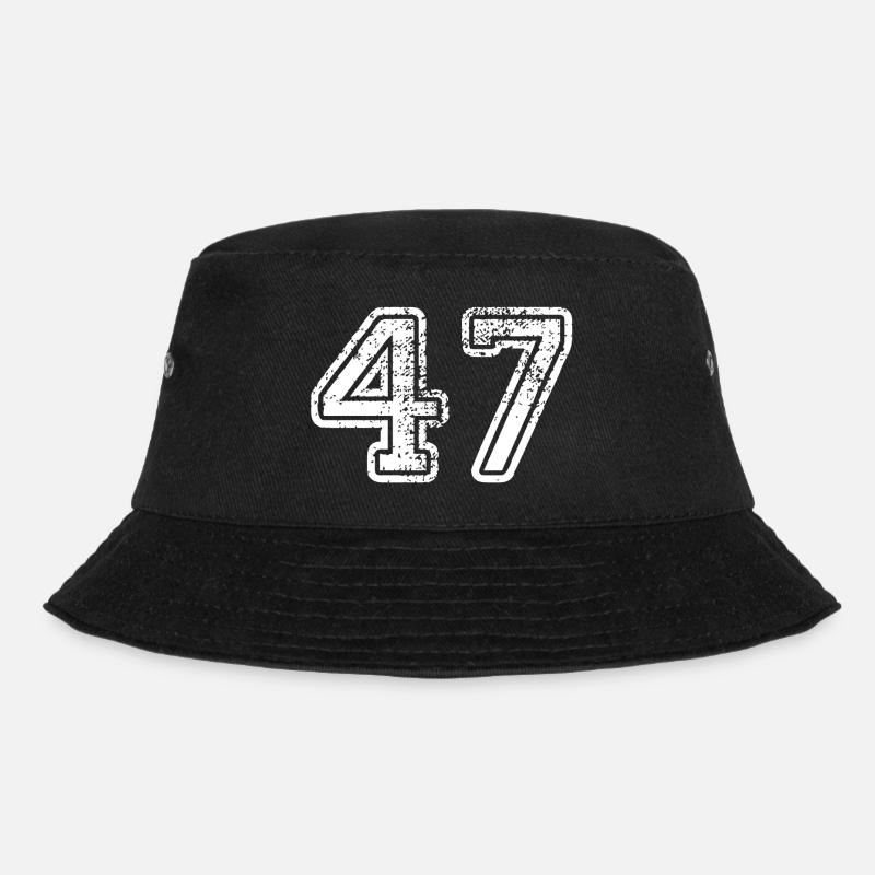 47 - Bucket Hat - Schwarz