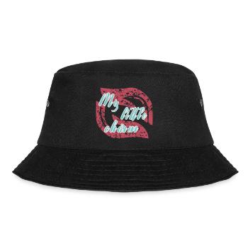 pregnant baby child born birth gift idea - Bucket Hat - black - Front - Lela (165cm)