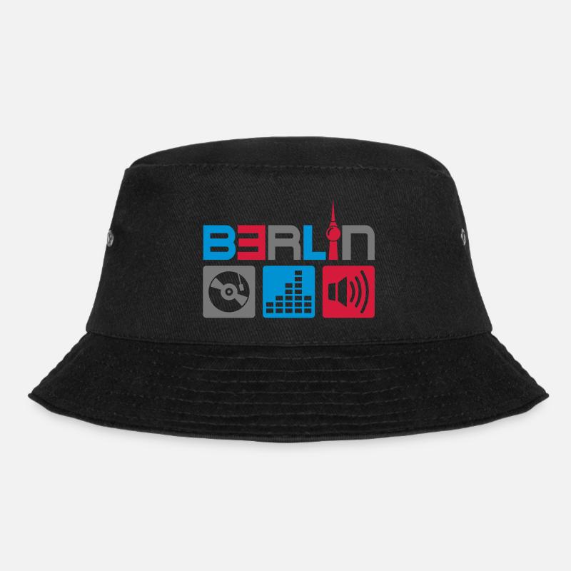 Berlin Musik - Bucket Hat - Schwarz