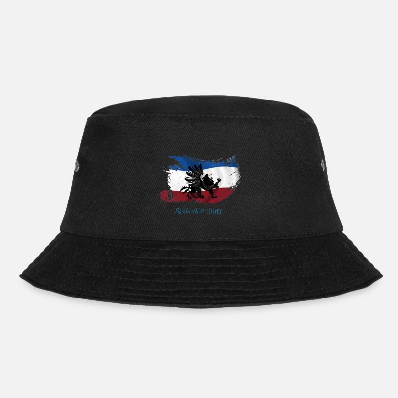 rostocker_jung_hellblau - Bucket Hat - Schwarz