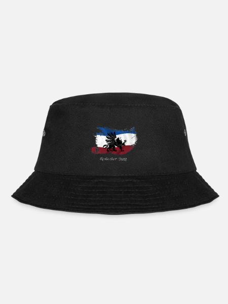 rostocker_jung_weiss - Bucket Hat - Schwarz