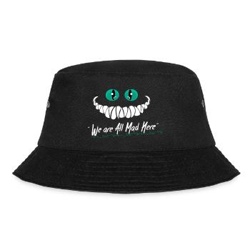 Wir sind alle Mad Here - Bucket Hat - Schwarz - Vorne - Lela (165cm)
