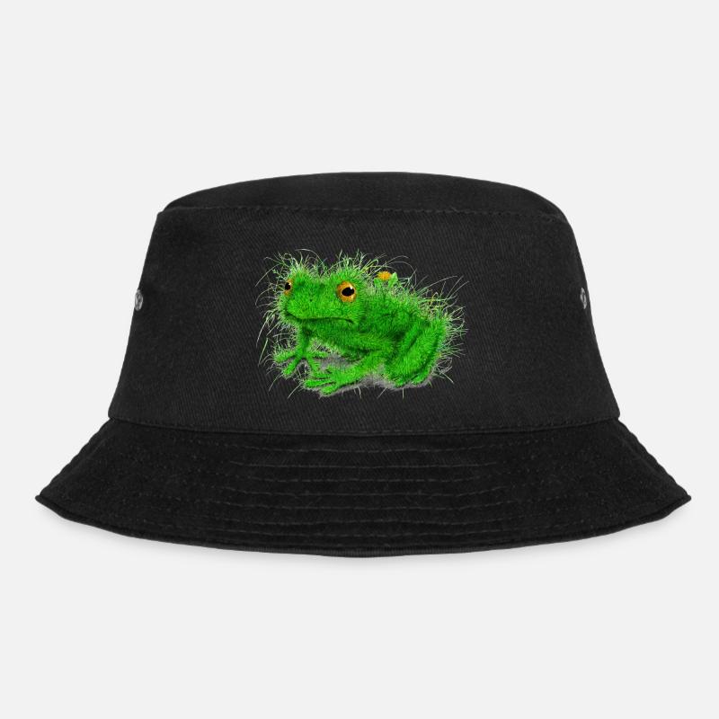 Grass Frog - Bucket Hat - black
