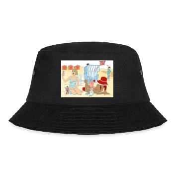 Holiday - Bucket Hat - Schwarz - Vorne - Lela (165cm)