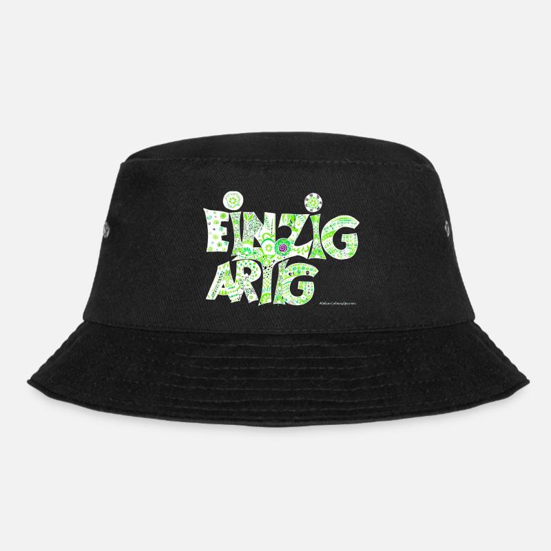 Einzigartig - Bucket Hat - Schwarz