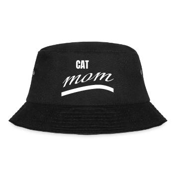 cats - cat mom - Bucket Hat - black - Front - Lela (165cm)