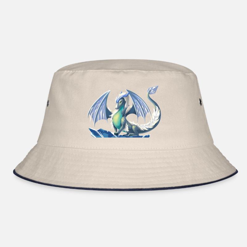 Magischer Eis Drache - Drachen der Elemente Bucket Hat