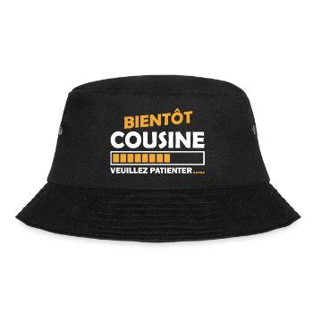 bientôt cousine veuillez patienter - Bob - noir - Devant - Lela (165cm)