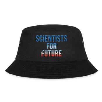 Scientists for Future | Warming Stripes - Bucket Hat - Schwarz - Vorne - Lela (165cm)