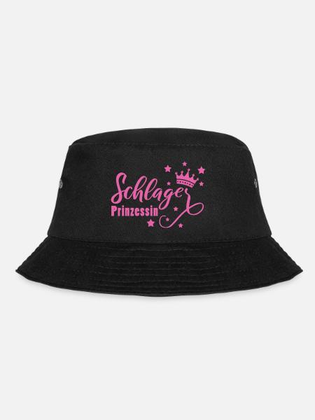 Schlagerprinzessin Schlagerfan Schlager Geschenk - Bucket Hat - Schwarz
