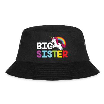BIG SISTER UNICORN by The Manzanita´s - Bucket Hat - black - Front - Lela (165cm)