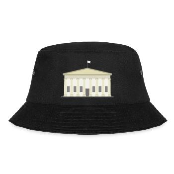London Icon British Museum - Bucket Hat - Schwarz - Vorne - Lela (165cm)