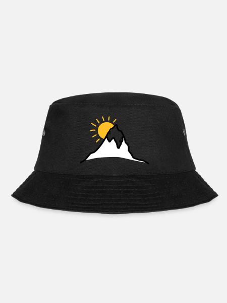Sunrise - Bucket Hat - Schwarz