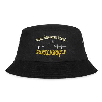 Falkenhagen - Bucket Hat - Schwarz - Vorne - Lela (165cm)