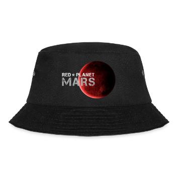 Mars Red Planet Gift for Space Fans - Bucket Hat - black - Front - Lela (165cm)