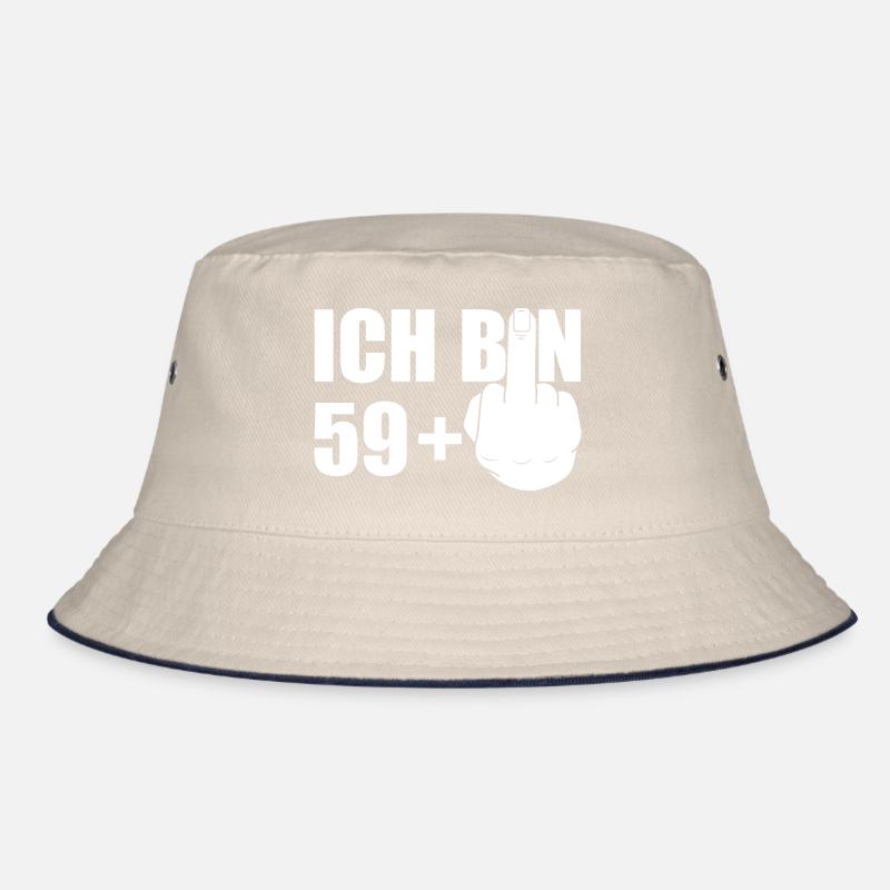 ICH BIN 59+ FOREVER 59 Ü60 GEBURTSTAG Bucket Hat