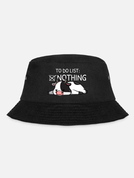 To Do List Nothing - Bucket Hat - Schwarz