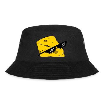 Cheese is boss - Bucket Hat - black - Front - Lela (165cm)