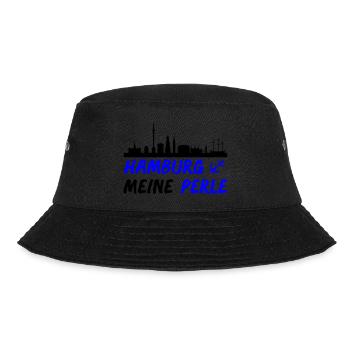Hamburg - Bucket Hat - Schwarz - Vorne - Lela (165cm)