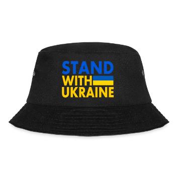 stand with ukraine - Bucket Hat - black - Front - Lela (165cm)
