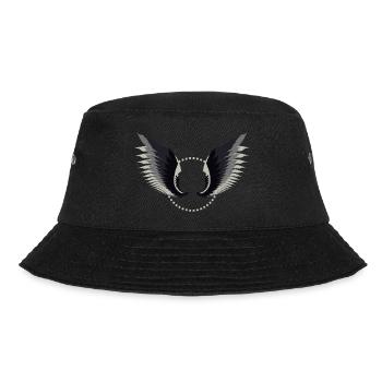 Freedom - Peace - Angel Wings - Colorful 11 - Bucket Hat - black - Front - Lela (165cm)