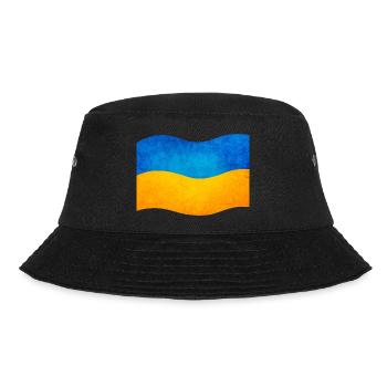 The flag of ukraine, ukrainian flag - Bucket Hat - black - Front - Lela (165cm)
